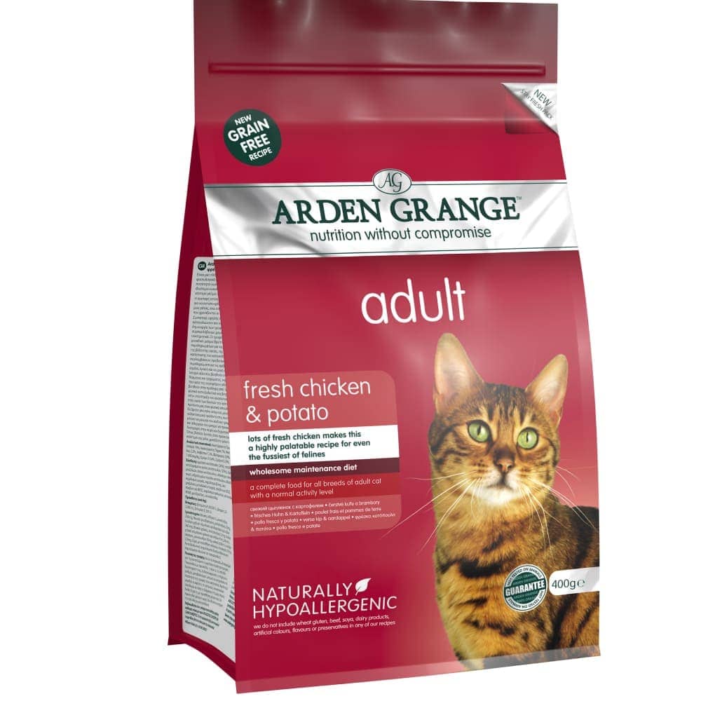 Arden Grange Grain Free Adult Cat Dry Food Fresh Chicken Potato