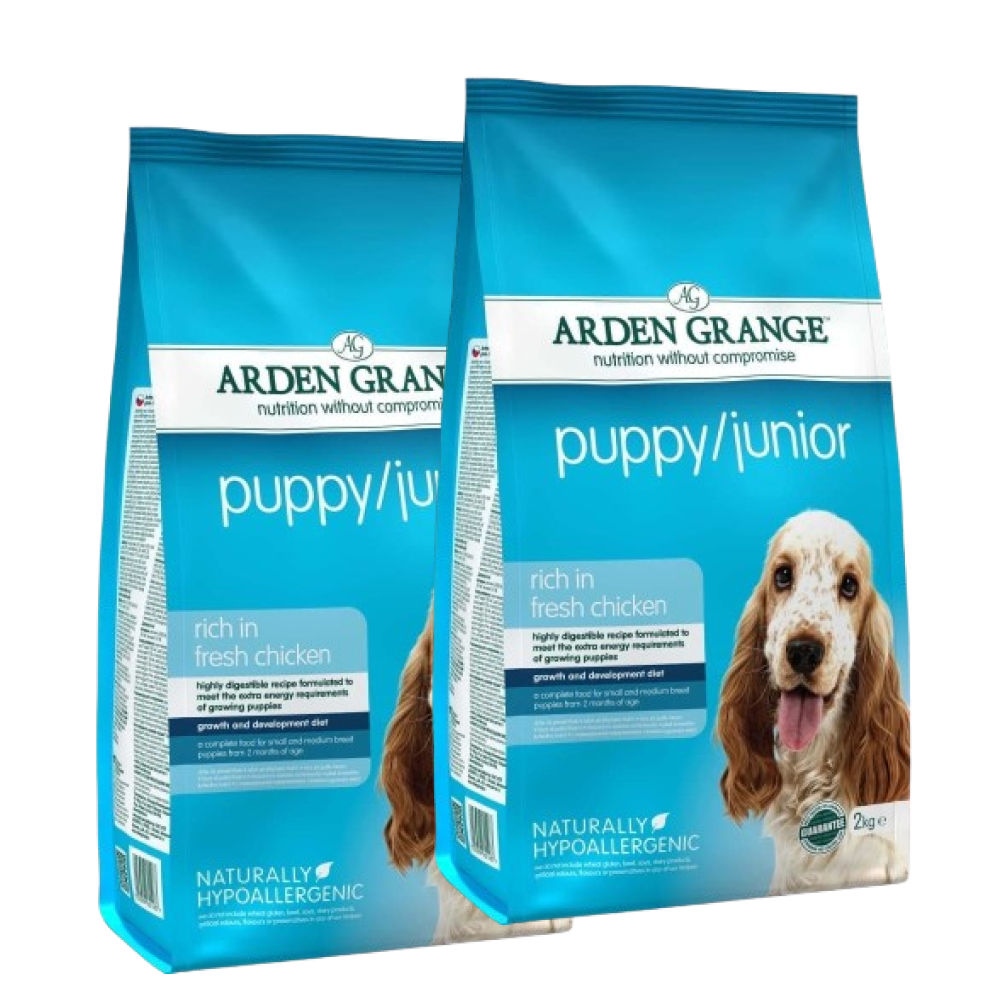 arden-grange-puppy-junior-dog-dry-food-fresh-chicken 4kg (2x2kg)