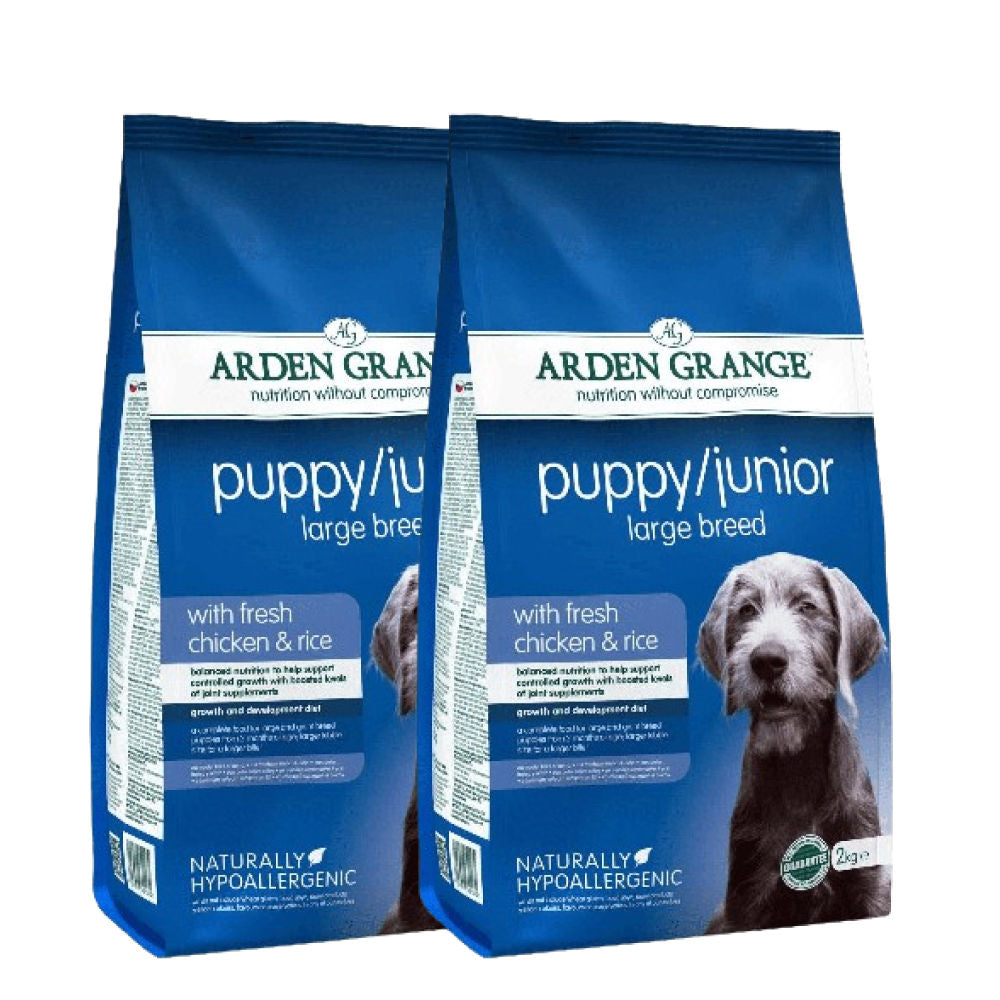 arden-grange-puppy-junior-large-breed-dog-dry-food-fresh-chicken 4kg (2x2kg)