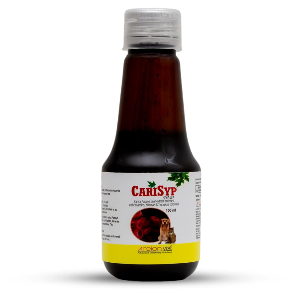 Areion Vet Carisyp 100Ml For Dogs And Cats