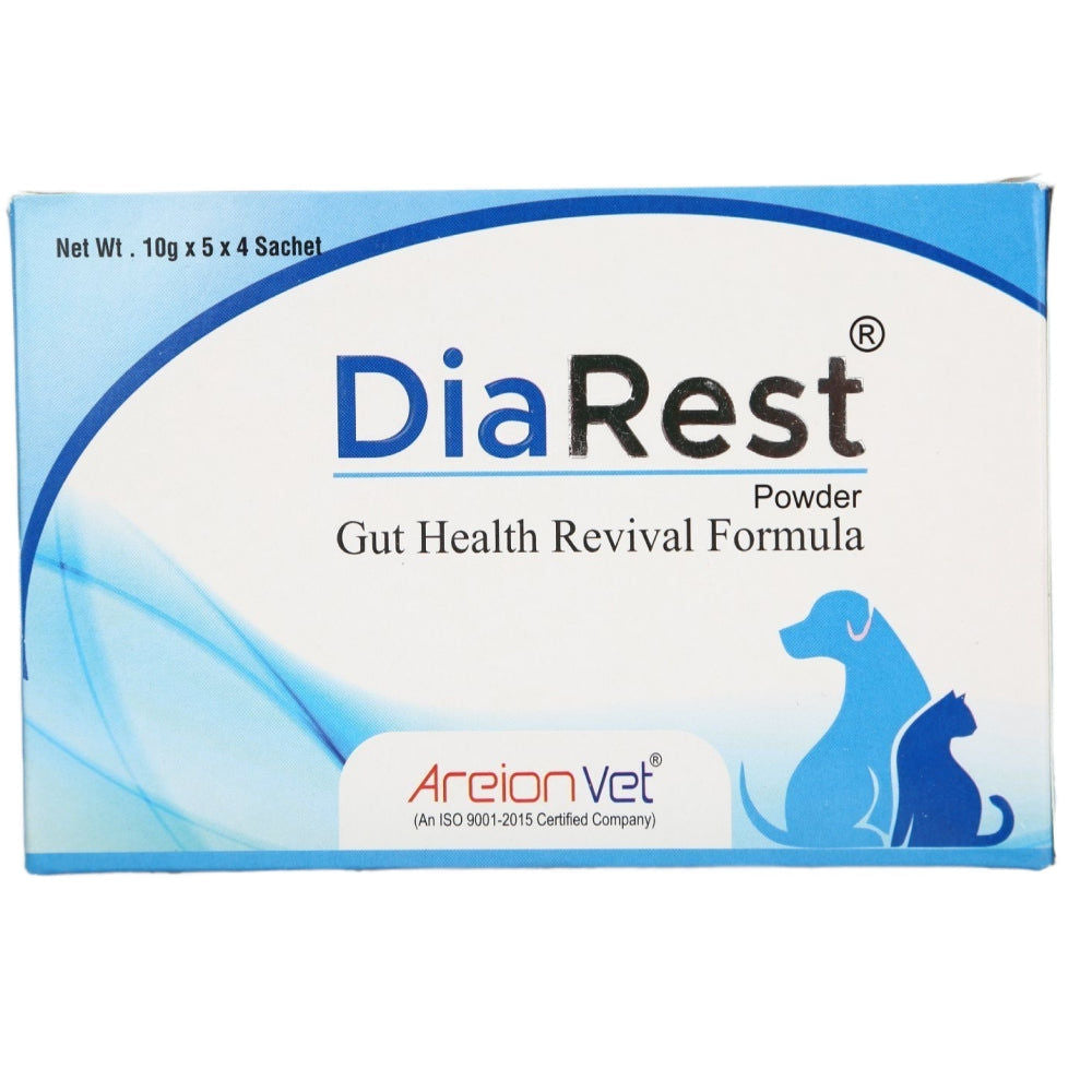 Areion Vet Diarest Sachets Electrolytes For Dogs And Cats