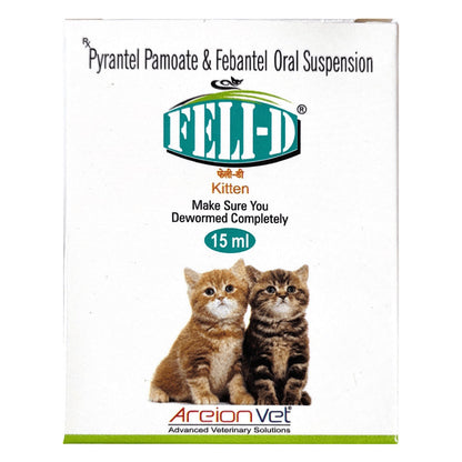 Areion Vet Feli D Deworming Suspension - Image 2