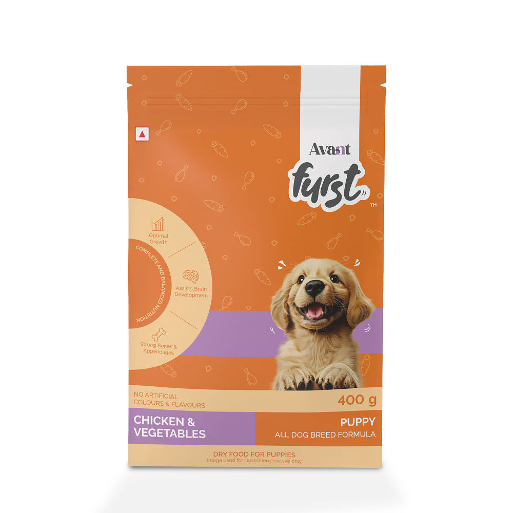 avant-furst-chicken-and-vegetable-puppy-dry-food 400g