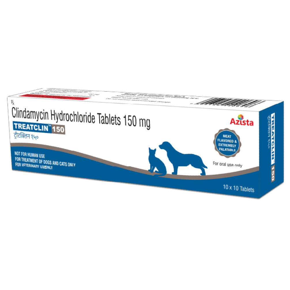 Azista Treatclin 150Mg Tablets For Dogs Cats