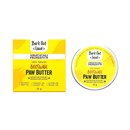 Bark Out Loud Beeswax Paw Butter Cream for Dogs and Cats — back view