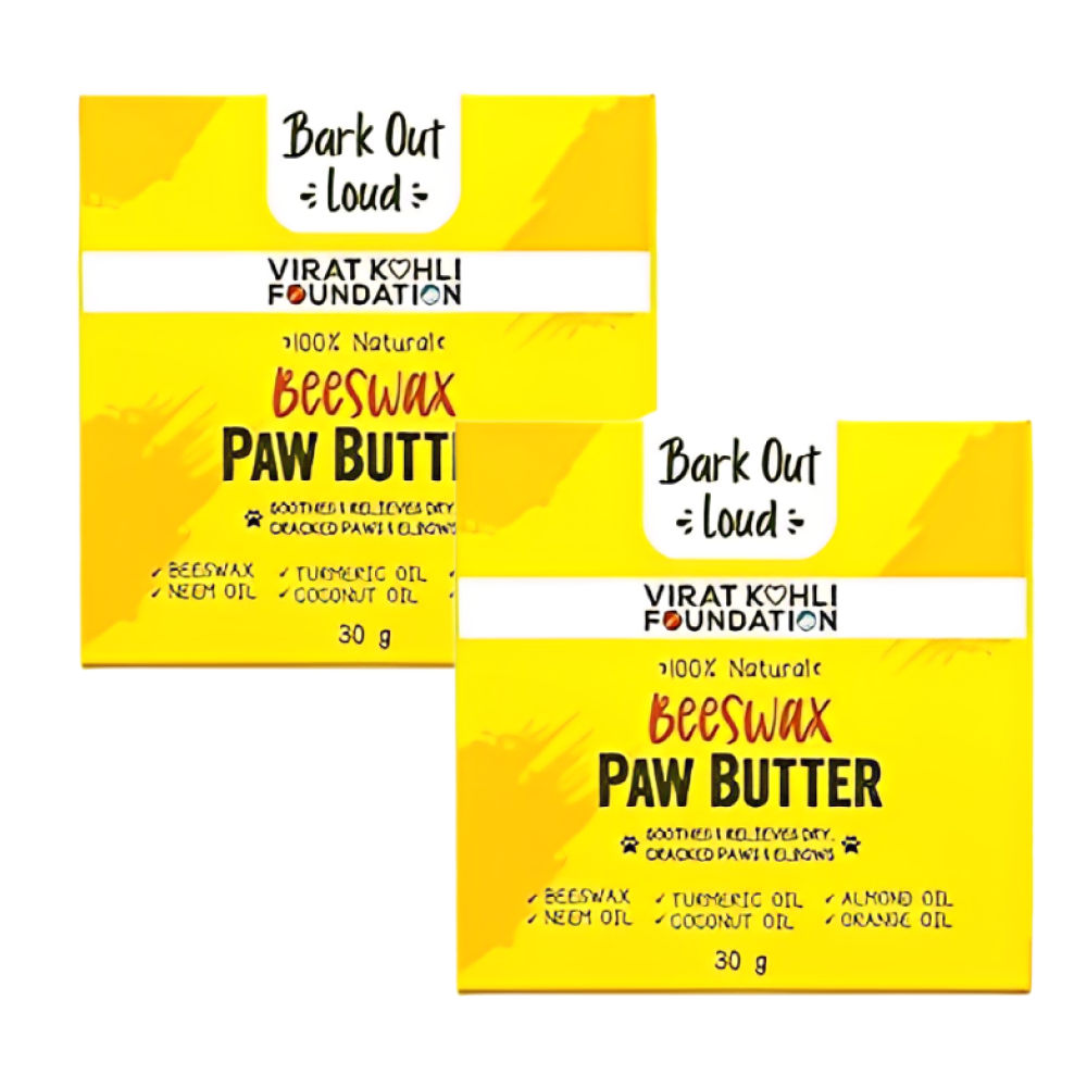 Bark Out Loud Beeswax Paw Butter Cream for Dogs and Cats — detail shot