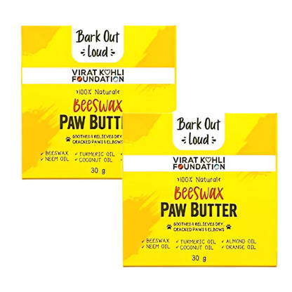 Bark Out Loud Beeswax Paw Butter Cream for Dogs and Cats — detail shot
