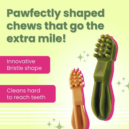 Bark Out Loud by Vivaldis Grain Free Chicken Dental Chews Dog Treats — detail shot