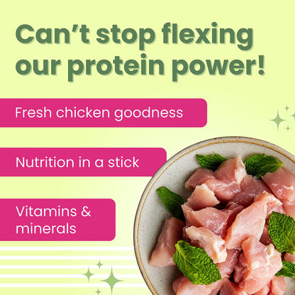 Bark Out Loud by Vivaldis Grain Free Chicken Dental Chews Dog Treats — in use