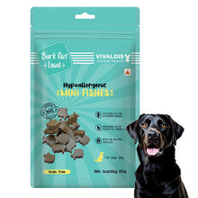 Bark Out Loud By Vivaldis Mini Fishes No Grain Hypoallergenic Dog Treats