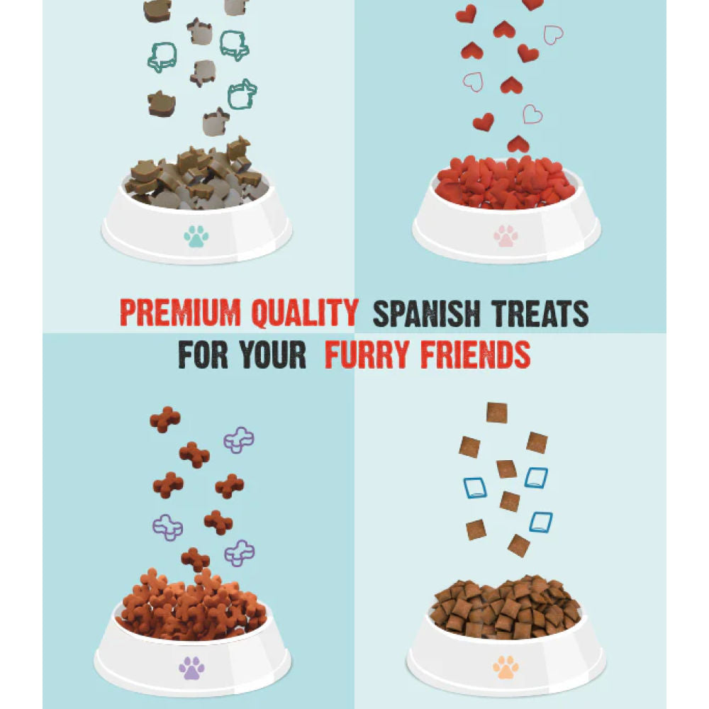 Bark Out Loud by Vivaldis Prefect Gifting Spanish Treat Box for Dogs — in use