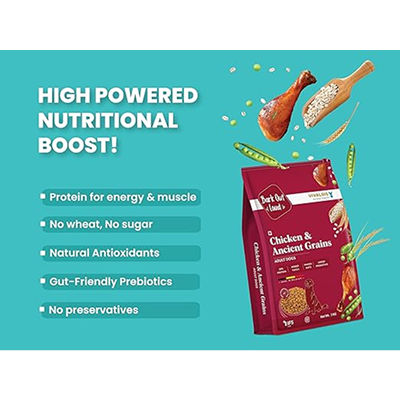 Bark Out Loud Chicken & Ancient Grains Adult Dog Dry Food — detail shot