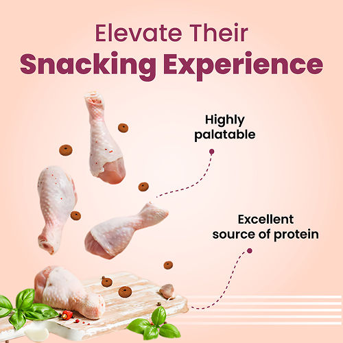 Bark Out Loud Chicken Rings Soft Chews Dog Treats — back view