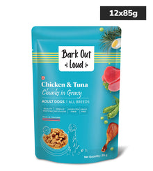 Bark Out Loud Chicken Tuna Chunks Gravy Adult Dog Wet Food