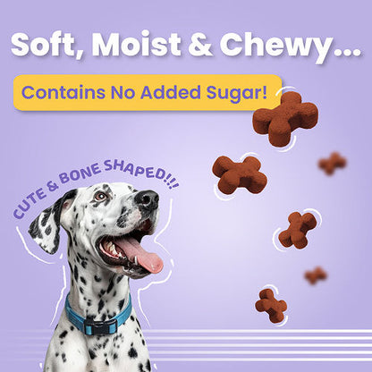 Bark Out Loud Coatiez Soft Chews Dog Treats — back view