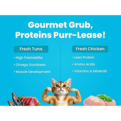 Bark Out Loud Fresh Tuna & Chicken Mousse Cat Wet Food — detail shot