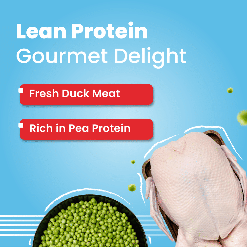 Bark Out Loud Hypoallergenic Duck Meat Treats for Cats and Dogs — back view