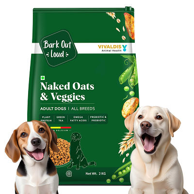 Bark Out Loud Naked Oats Veggies Veg Adult Dog Dry Food