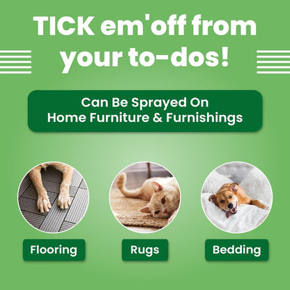 Bark Out Loud Natural Flea & Tick Spray for Dogs and Cats — back view