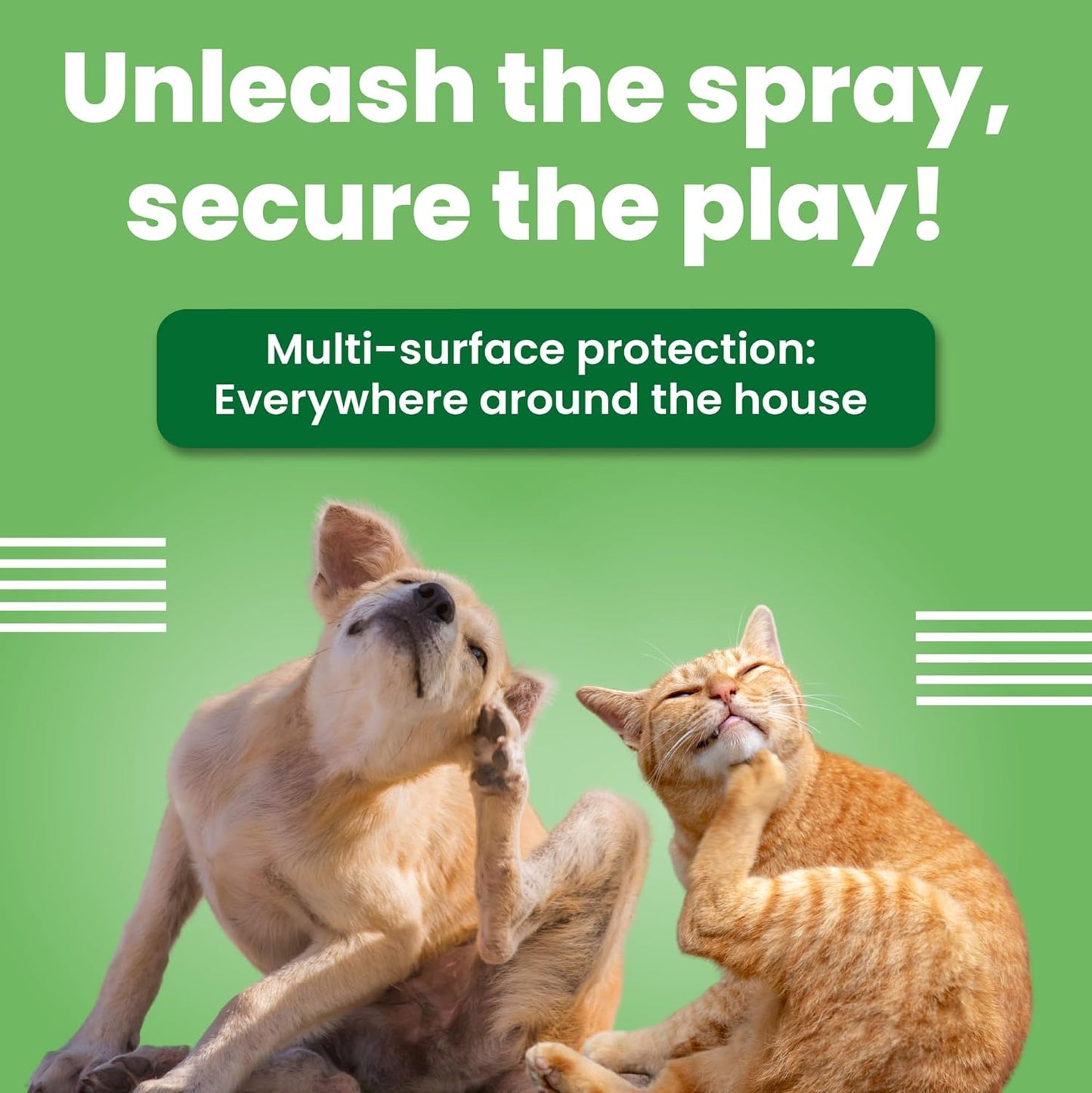 Bark Out Loud Natural Flea & Tick Spray for Dogs and Cats — detail shot