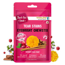 Bark Out Loud Tear Stains Eyebright Chew Stix Dog Treats