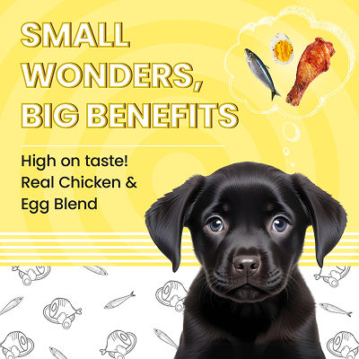 Bark Out Loud Essentials Real Chicken All Breed Puppy Dog Dry Food — side view