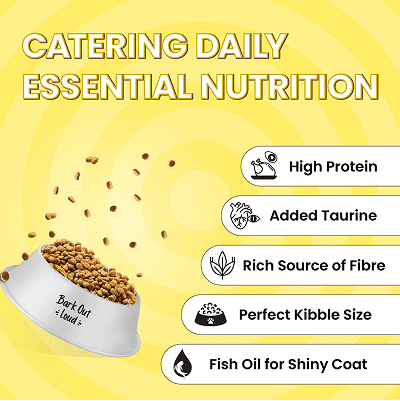 Bark Out Loud Essentials Real Chicken All Breed Puppy Dog Dry Food — detail shot