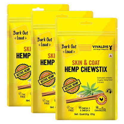 bark-out-loud-skin-coat-hemp-chew-stix-for-pets 3x100g