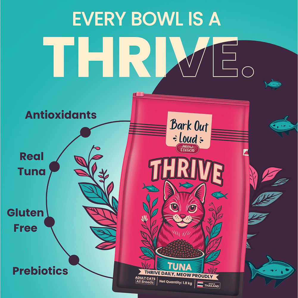 Bark Out Loud Thrive Tuna Flavour Adult Cat Dry Food - Image 4