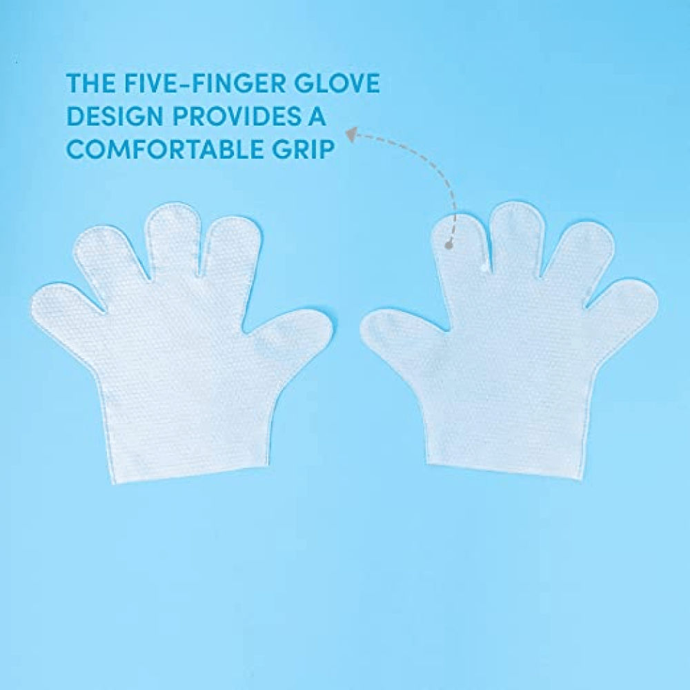 Barkbutler x Fofos 8 Waterless Wash Gloves for Dogs and Cats — detail shot