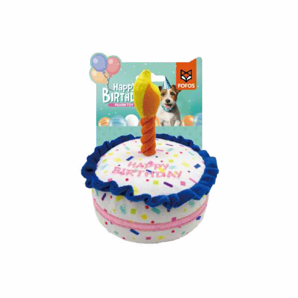 Fofos Birthday Cake Plush Toy For Dogs