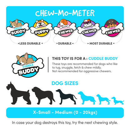 Barkbutler x Fofos Birthday Cake Plush Toy for Dogs — back view