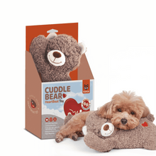Barkbutler Cuddle Bear Heart Beat Toy For Dogs For Medium Chewers Brown - Image 5