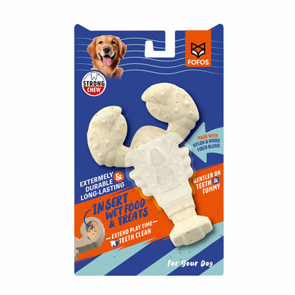 Fofos Durable Lobster Chew Toy For Dogs