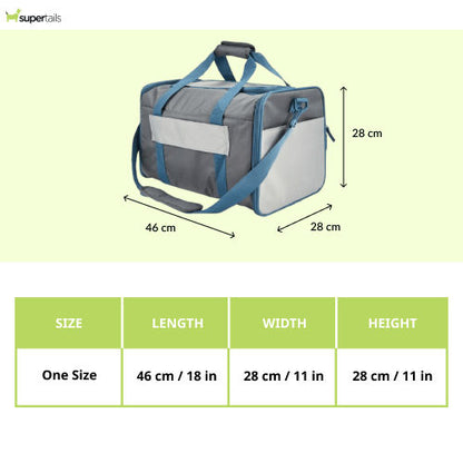 Barkbutler x Fofos Expandable Foldable Carrier for Dogs and Cats — side view