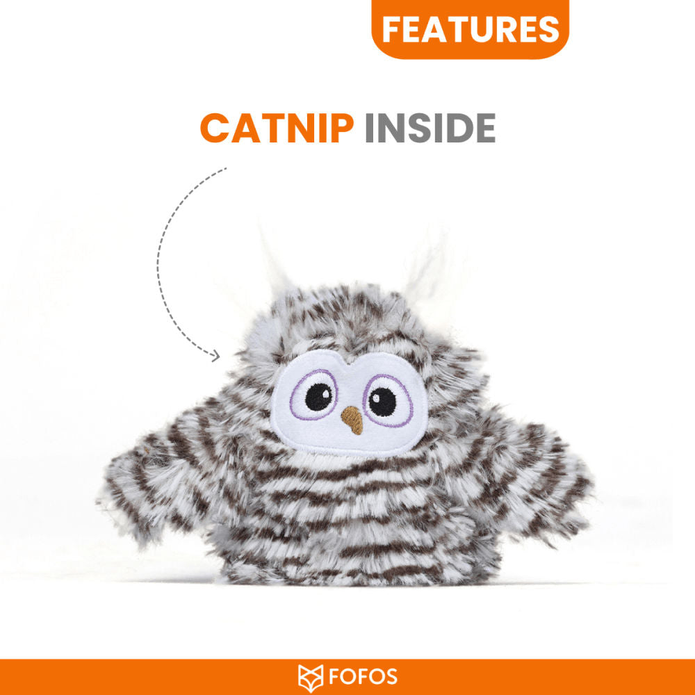 Fofos Flapping Owl Chirping Interactive Toy For Cats - Image 2