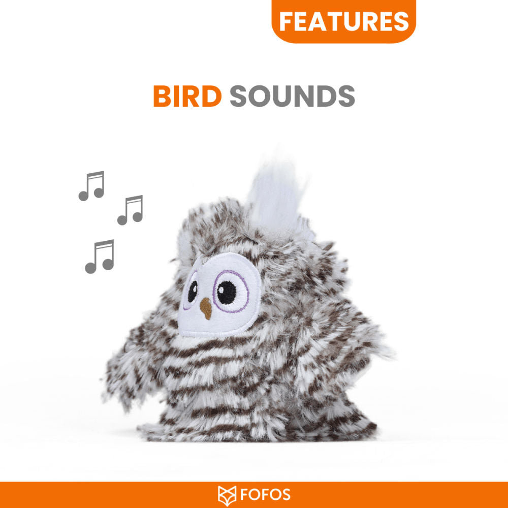 Fofos Flapping Owl Chirping Interactive Toy For Cats - Image 4