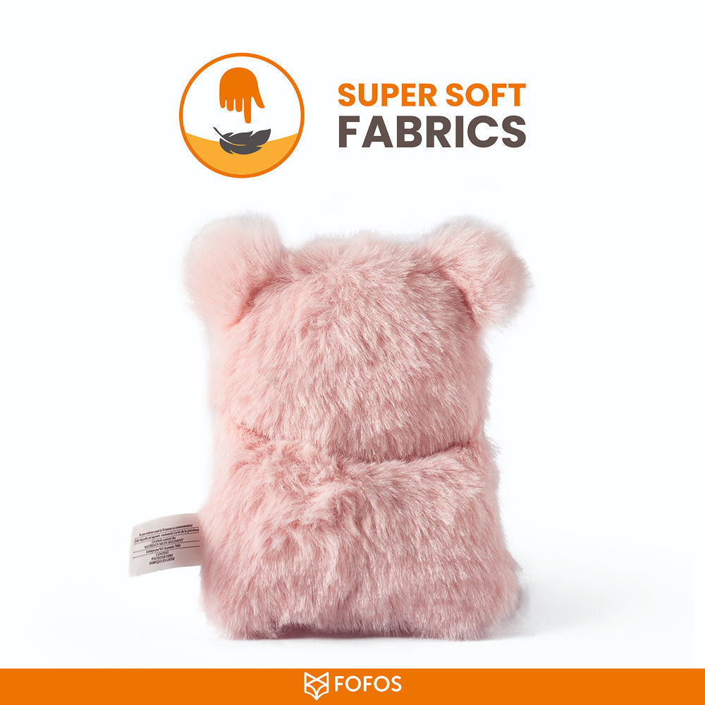 Barkbutler x Fofos Floppy Crinkle Pig Catnip Toy for Cats — back view