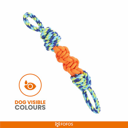 Barkbutler x Fofos Flossy Rope Toy for Dogs — detail shot