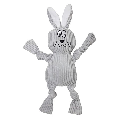 Fofos Fluffy Rabbit Toy For Dogs Grey