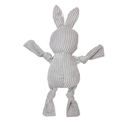 Barkbutler x Fofos Fluffy Rabbit Toy for Dogs — detail shot