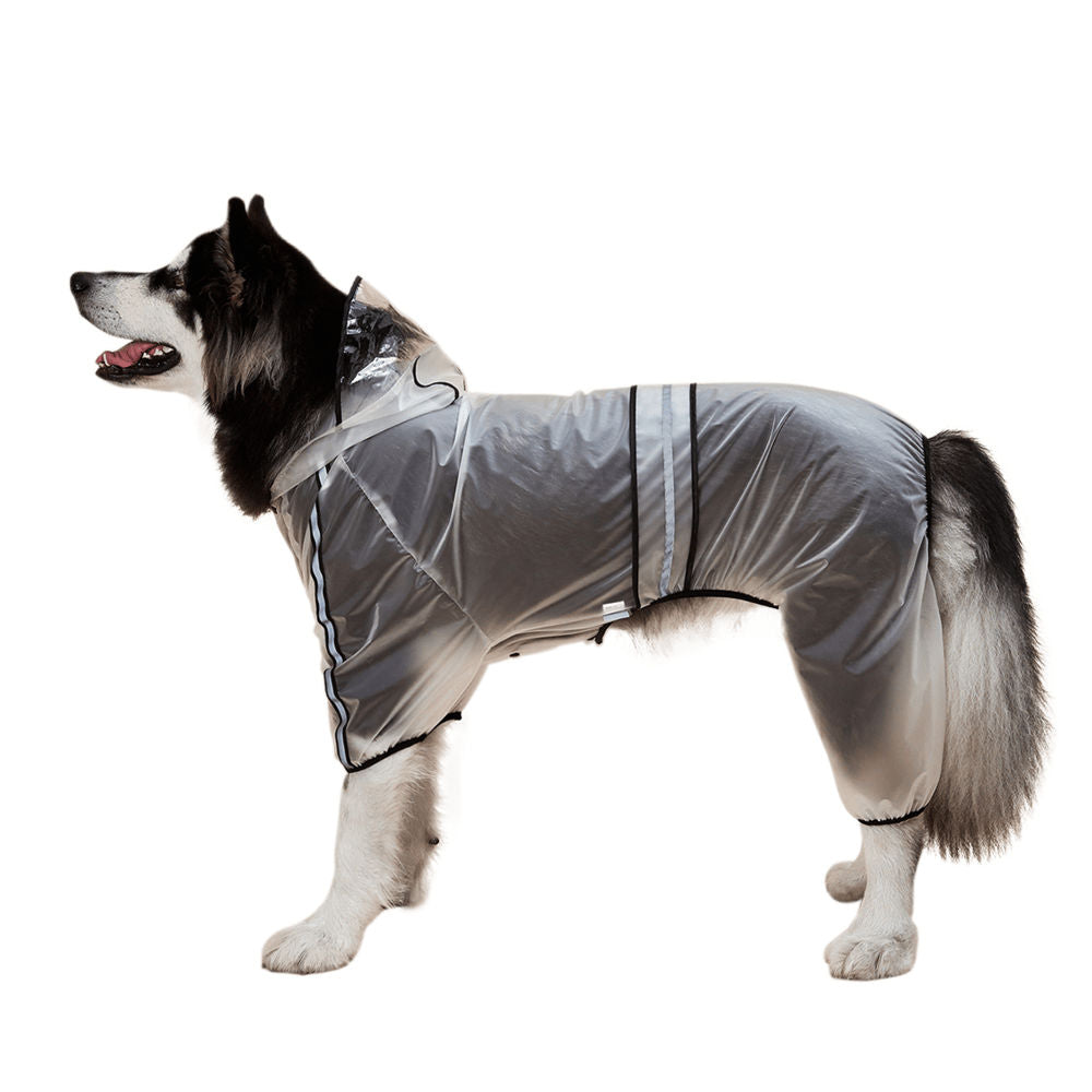 Fofos Four Leg Raincoat For Pets Black - Image 3