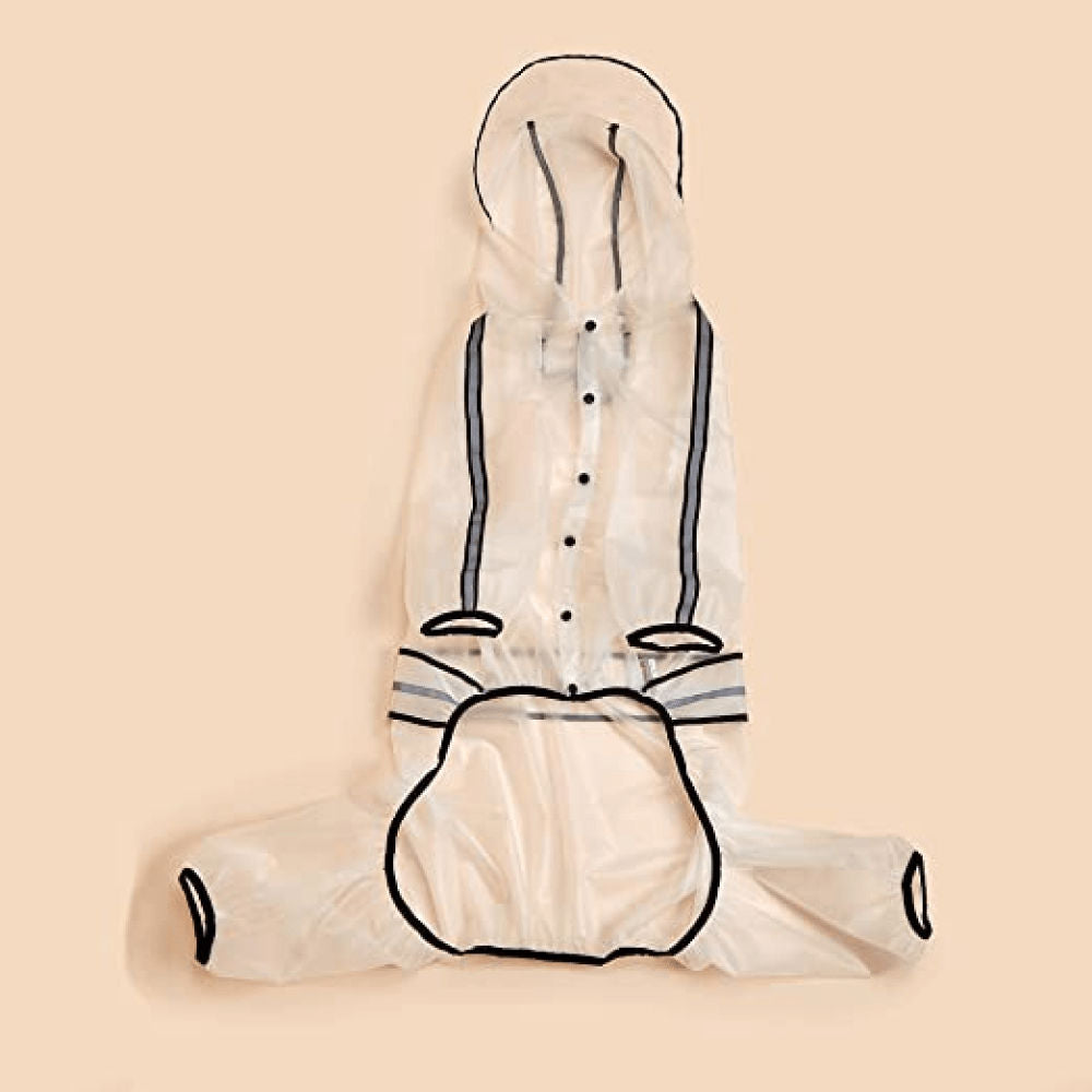Fofos Four Leg Raincoat For Pets Black - Image 4