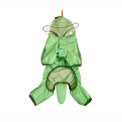 Barkbutler X Fofos Four Leg Dinosaur Raincoat For Dogs Green - Image 2