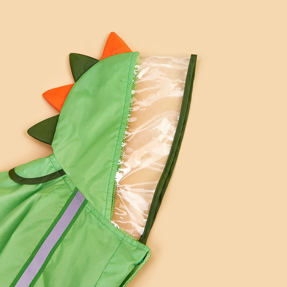 Barkbutler X Fofos Four Leg Dinosaur Raincoat For Dogs Green - Image 3