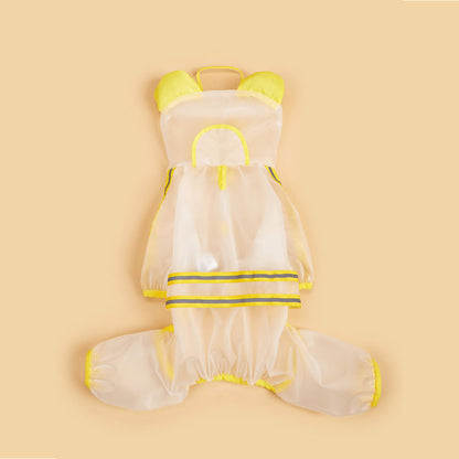 Fofos Four Leg Raincoat For Dogs Yellow - Image 4