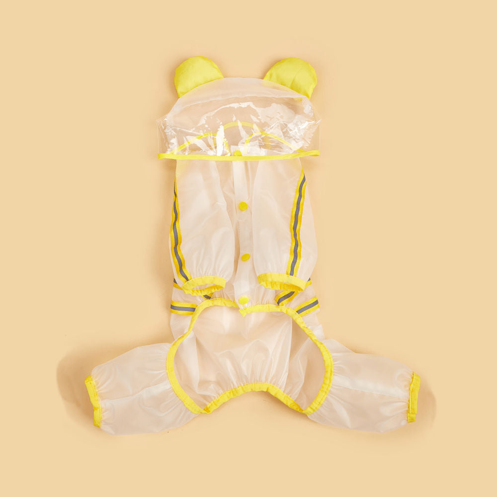 Fofos Four Leg Raincoat For Dogs Yellow - Image 5