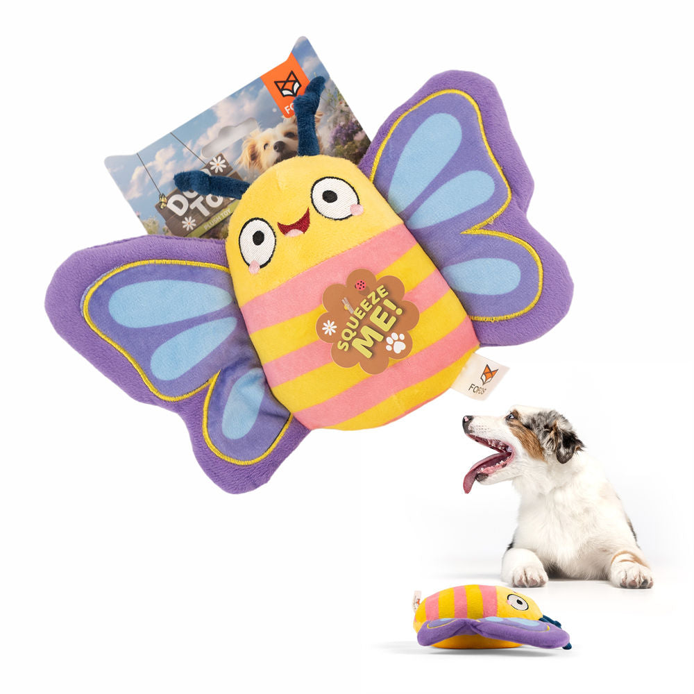 Fofos Garden Butterfly Plush Toy For Dogs