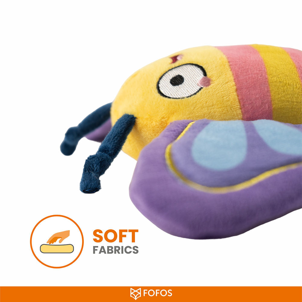 Barkbutler x Fofos Garden Butterfly Plush Toy for Dogs — detail shot