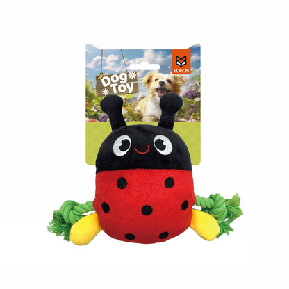 Fofos Garden Ladybug Plush Toy For Dogs